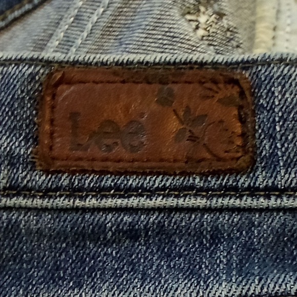 Lee Women's Relaxed At Waist Straight Leg Jeans Size 10M - Picture 6 of 12